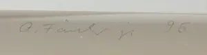 Adalbert Fässler - Gemengde techniek op papier, Keimorte - Ingelijst ( groot) kopen? Bied vanaf 1!