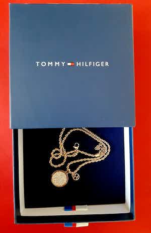 Niet of onleesbaar gesigneerd - Tommy Hilfiger ketting met hanger verkocht voor € 1!