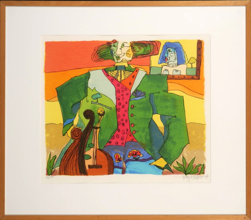 Patty Harpenau - Zeefdruk, Zonder titel 3 - Ingelijst kopen? Bied vanaf 35!