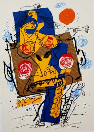 Kees Salentijn - zeefdruk -1997 verkocht voor € 55!