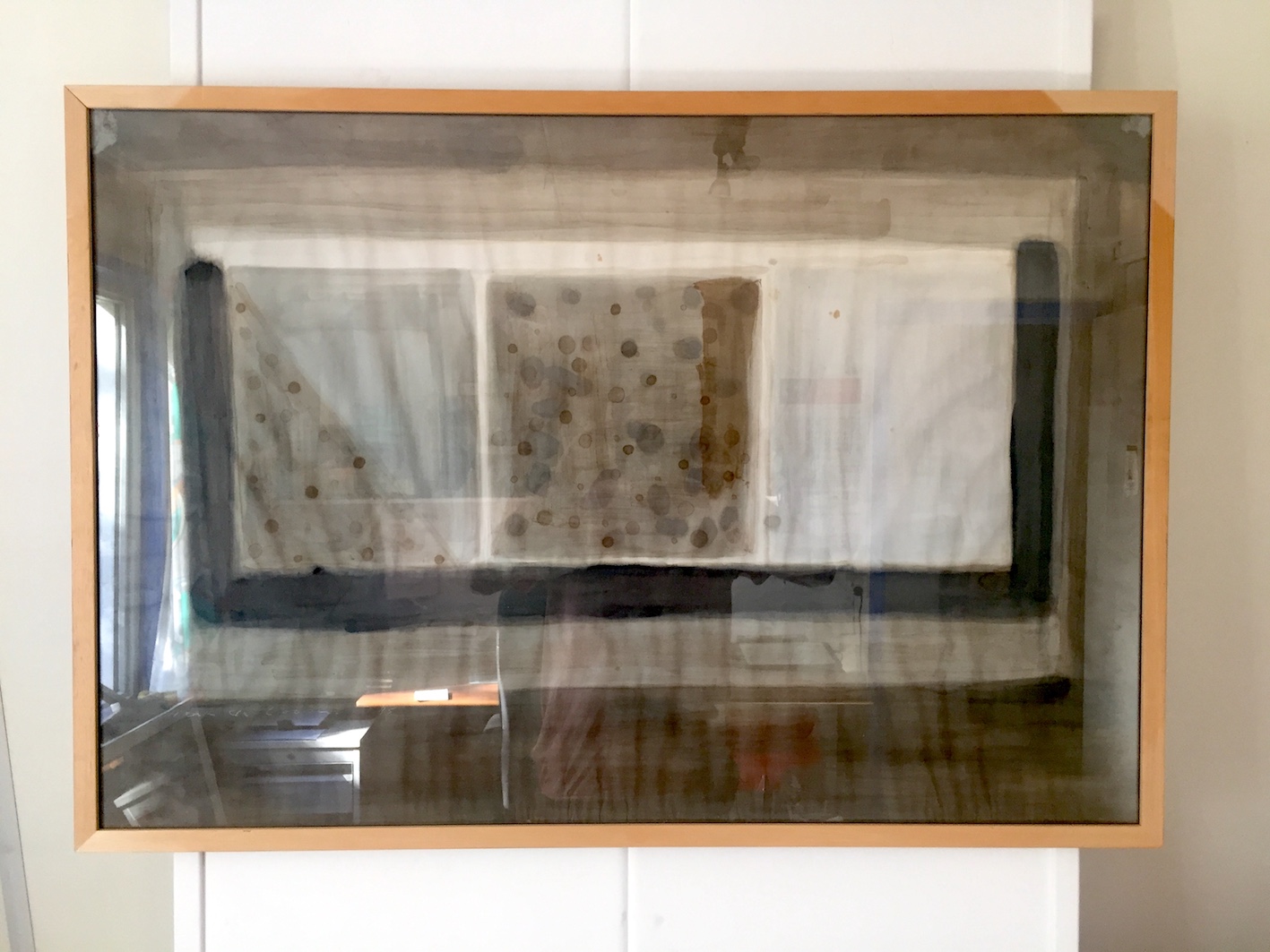Henk de Looper - Aquarel, Ingelijst verkocht voor € 199!