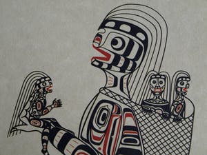 Noreen Hunt - Zeefdruk, “Cannibal Woman” kopen? Bied vanaf 1!