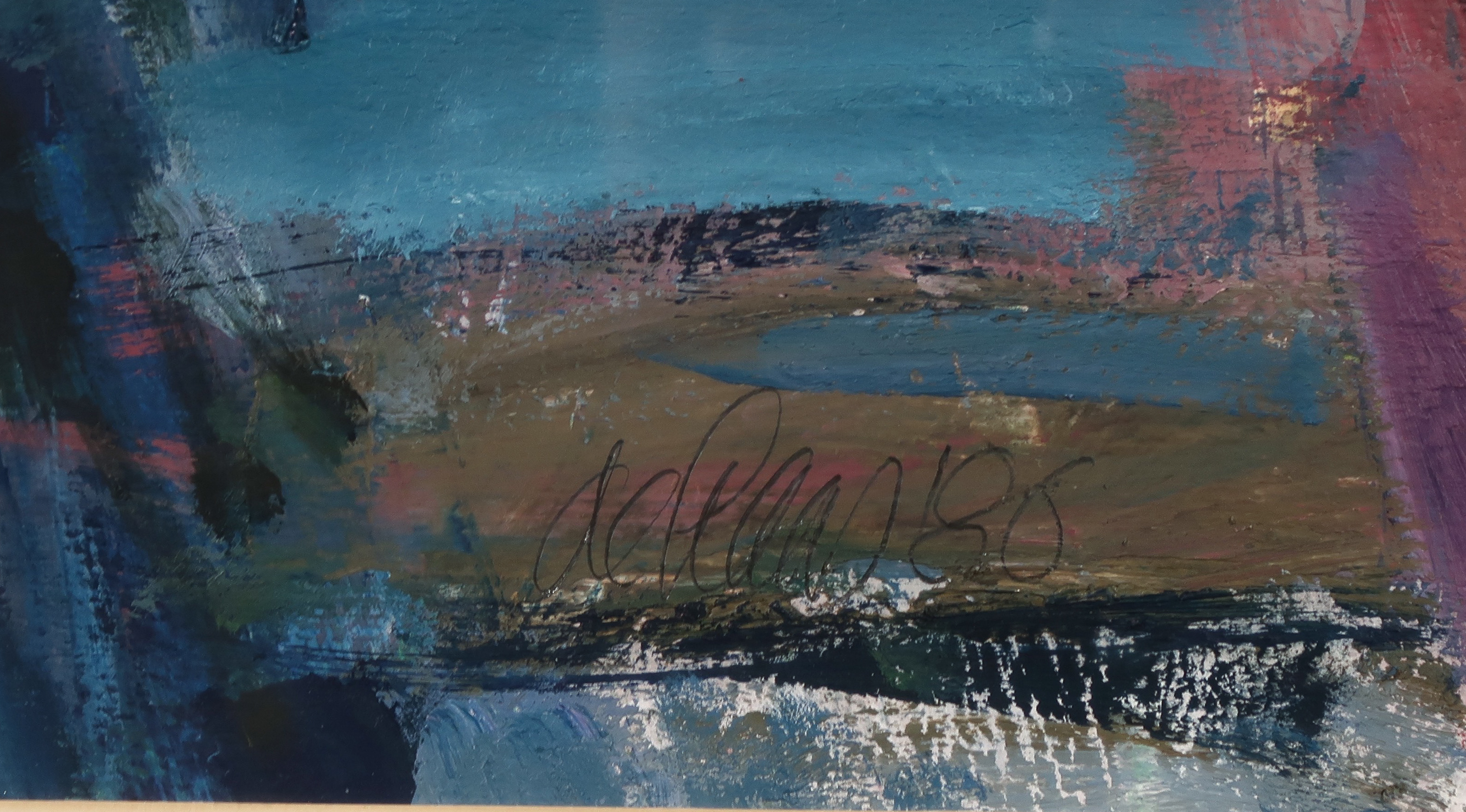 Toon de Haas - Olieverf op papier, Bloemstilleven - Ingelijst kopen? Bied vanaf 70!