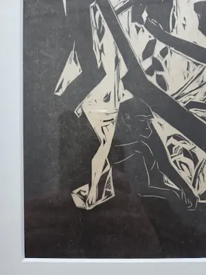 Jan Bertus Heukelom - Apen. Uit Wendingen 1917. kopen? Bied vanaf 89!