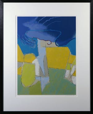 Henk van Vessem - Zeefdruk, Zonder titel - Ingelijst kopen? Bied vanaf 35!