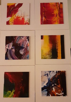 Piet van Riel - Kijkdoosje met 15 schilderijtjes kopen? Bied vanaf 110!