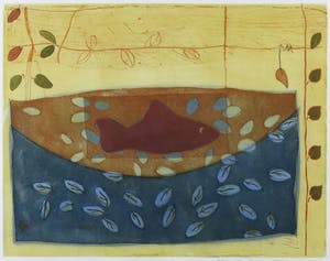 Lukie de Bree - Ets en aquatint, Zonder titel - Ingelijst kopen? Bied vanaf 1!