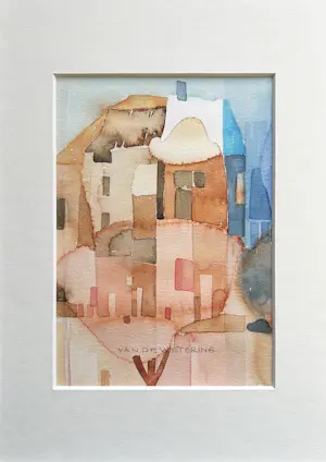 Kees van de Wetering - Mini-Art-4-Oude stad kopen? Bied vanaf 35!