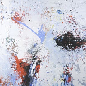 Rachid Ben Ali - Acryl en inkt op doek, Zonder titel (Groot) kopen? Bied vanaf 300!