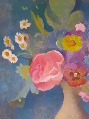 Sarika Goth - Vaas met bloemen (+ kunstboek Goth) kopen? Bied vanaf 220!