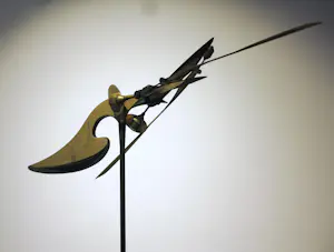 Jorg Wiele - Einzigartige kinetische/bewegliche Skulptur (Messing, Stahl, Kupfer) + 3 Bücher kopen? Bied vanaf 3000!