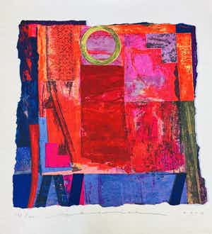 Jos Verwiel - Grote Zeefdruk PORTOKALI II verkocht voor € 65!