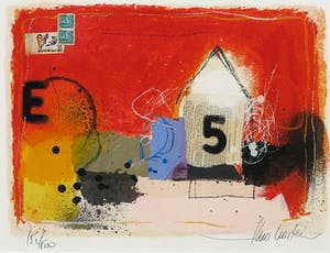 Theo Koster - Zeefdruk en collage, 5 - Ingelijst kopen? Bied vanaf 35!