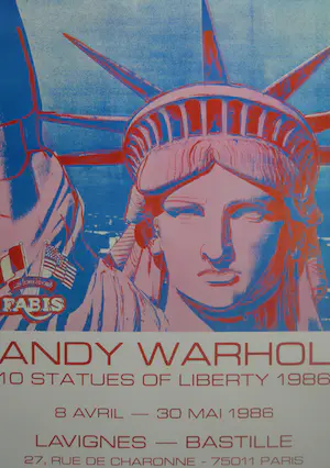 Andy Warhol - 10 Statues of Liberty - Parijs kaufen? Bieten Sie von 1!
