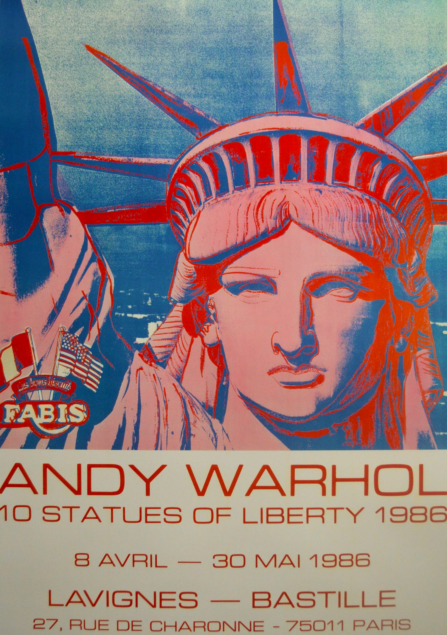 Andy Warhol - 10 Statues of Liberty - Parijs verkocht voor € 1!