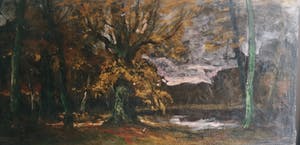 Egbert Schaap - Bosvijver in hersttooi kopen? Bied vanaf 50!