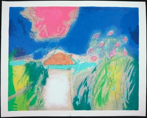 Henk van Vessem - Zeefdruk, Tussen de haven kopen? Bied vanaf 10!