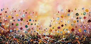 Gena - Abstract Bloemen verkocht voor € 300!