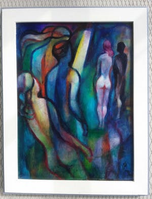 Simon Admiraal - Figuren. Naakt. Titel Simultane kopen? Bied vanaf 175!