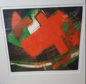 Willibrord Haas - "Zehrschwelte gefallte". Bijzondere grote ets op geschept papier. kopen? Bied vanaf 1!