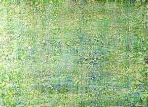 Mark de Weijer - Encaustiek op aluminium, Who's afraid of Green... verkocht voor € 1!