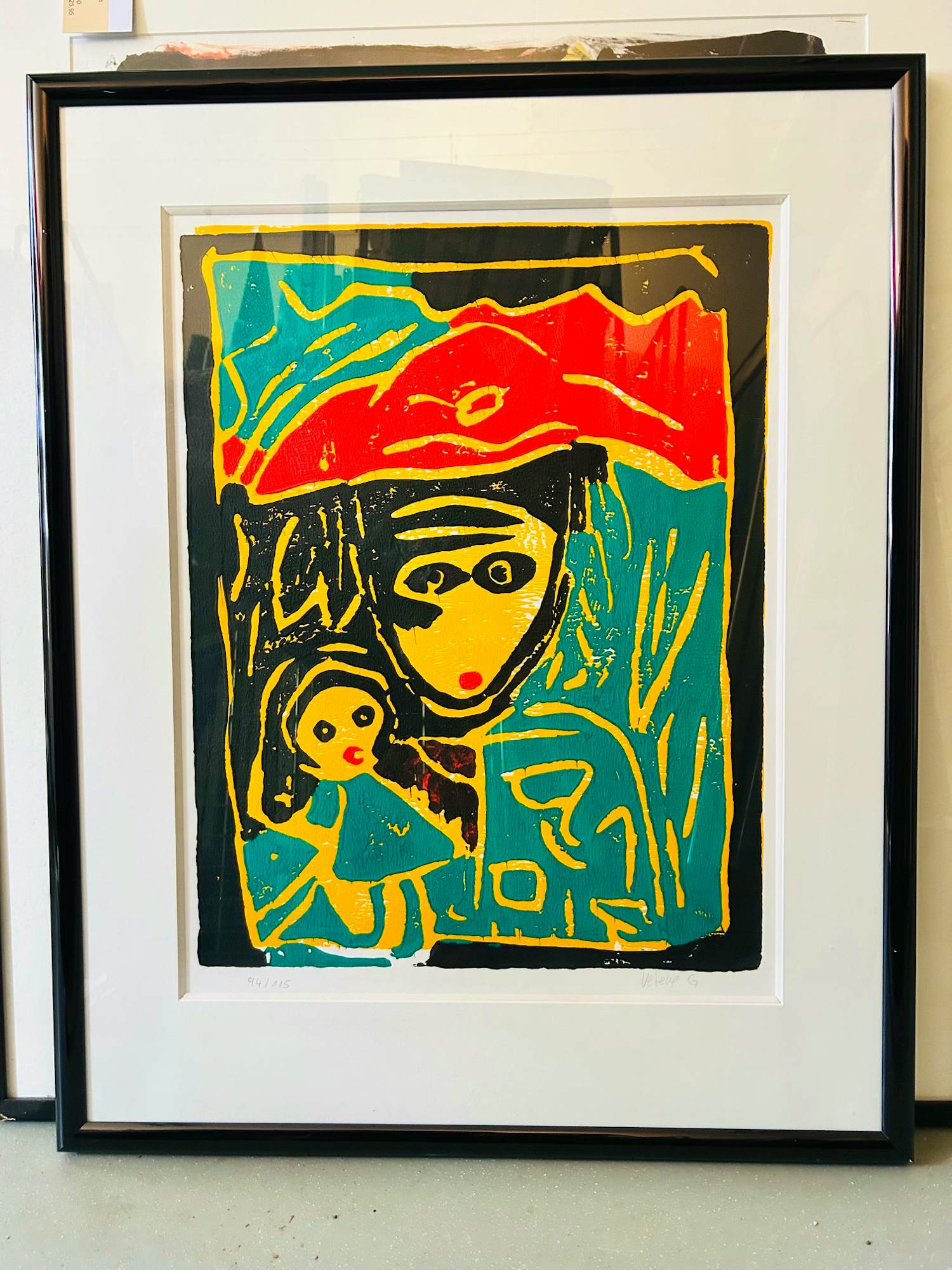 Giovanni Vetere - Moeder met kind ( en lijst!) kopen? Bied vanaf 145!