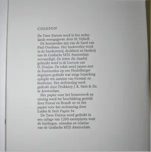 Paul Overhaus - Boek met 5 houtsnedes & vriendenboek kopen? Bied vanaf 50!