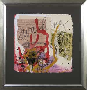 Miriam Slaats - Zeefdruk, Slaat meets slaats - Ingelijst verkocht voor € 35!