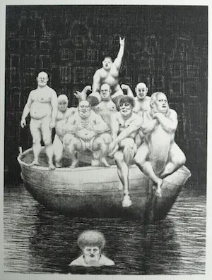 Herman Gordijn - 19 Nieuwjaarskaarten (1975-2017) met gedicht M. Vasalis ; 6x handgesigneerd kopen? Bied vanaf 1!