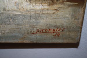 P.B. Koegler - VISSER in de POLDER BIJ MOLEN kopen? Bied vanaf 60!