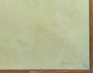 Rudi Polder - Olieverf op doek, Heuvel in Meyendaal - Ingelijst (Zeer groot) kopen? Bied vanaf 100!