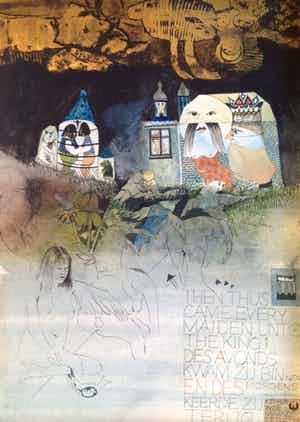 Michel van Overbeeke - A5019-2 - Voorstelling met figuren verkocht voor € 75!