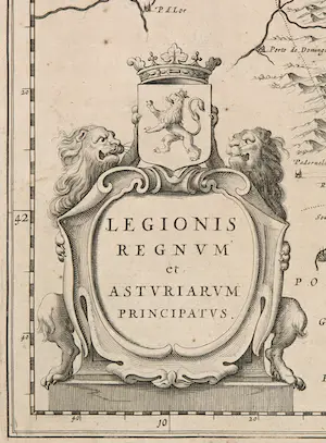 Willem Jansz. Blaeu - Gravure, Asturië kopen? Bied vanaf 1!