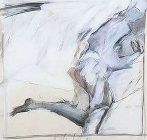 Kees Streefkerk - Gouache, Zonder titel - Ingelijst kopen? Bied vanaf 1!