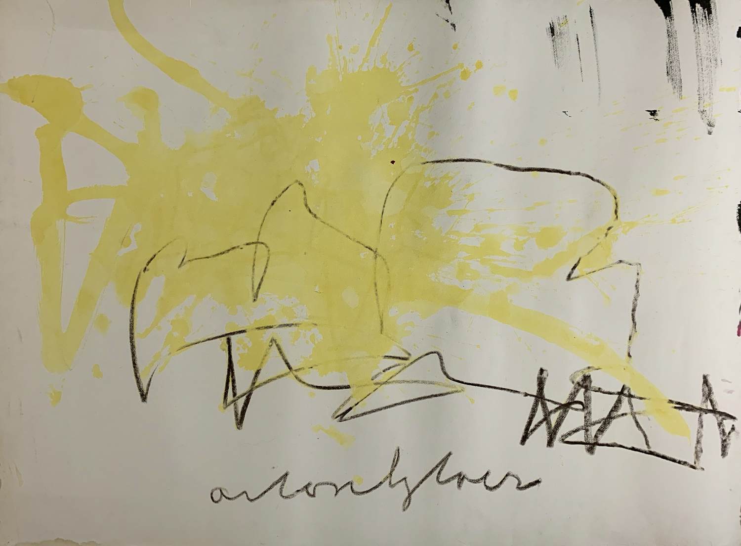 Buy Anton Heyboer - gemengde techniek op papier | 'Zonder titel'? Bid from 300!