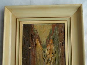 Niet of onleesbaar gesigneerd - Olieverf op doek , Stadsgezicht, Parijs? – gesigneerd en ingelijst kopen? Bied vanaf 1!