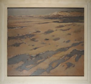 Jan Michiels - Olieverf op board (formica), Woestijn Egypte - Ingelijst (Zeer groot) kopen? Bied vanaf 1!