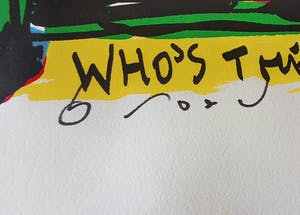 Herman Brood - Who's the boss - zeefdruk - gesigneerd - 250 ex. kopen? Bied vanaf 1!