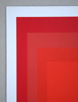 Josef Albers - Hommage aan het Square - R-III a-4 - Zeefdruk - 1971 kopen? Bied vanaf 100!