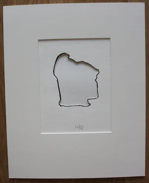 Jean Mauboules - Inkt en papierknipsel - 2001 kopen? Bied vanaf 100!