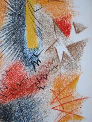 AcheterAndre Masson - Sterren en gezichten - 1972 - Originele litho? Enchérissez de 120!