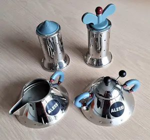 Alessi - ALESSI door Michael Graves Pepermolen zoutstrooier melkkan suikerpot kaufen? Bieten Sie von 100!
