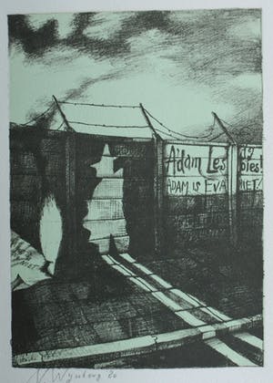 Nicolaas Wijnberg - Litho , Borsten – bijlage tijdschrift Petit No 4 - 1980 kopen? Bied vanaf 30!