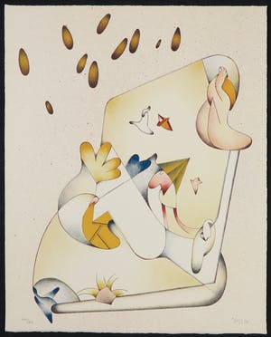 Jan Voss - Litho, Zonder titel kopen? Bied vanaf 40!