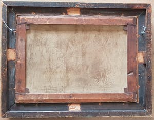 Oene Romkes de Jongh - zicht op Groenburgwal en Zuiderkerk te Amsterdam. kopen? Bied vanaf 1995!