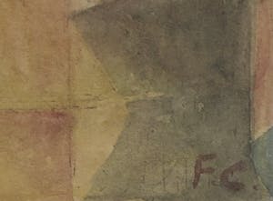 Niet of onleesbaar gesigneerd - Aquarel, Stadsgezicht - Ingelijst kopen? Bied vanaf 1!