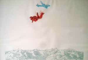 Leentje Linders - Falling to earth - part one. verkocht voor € 59!