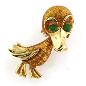 M. BOUCHER onedele broche in een vorm van een eend kopen? Bied vanaf 110!