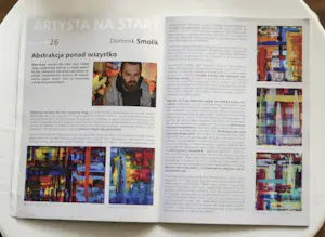 Dominik Smolik - Kleurrijk abstract schilderij kopen? Bied vanaf 30!