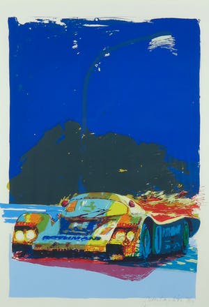 Frank Gude - Zeefdruk, Rothmans - Ingelijst kopen? Bied vanaf 1!